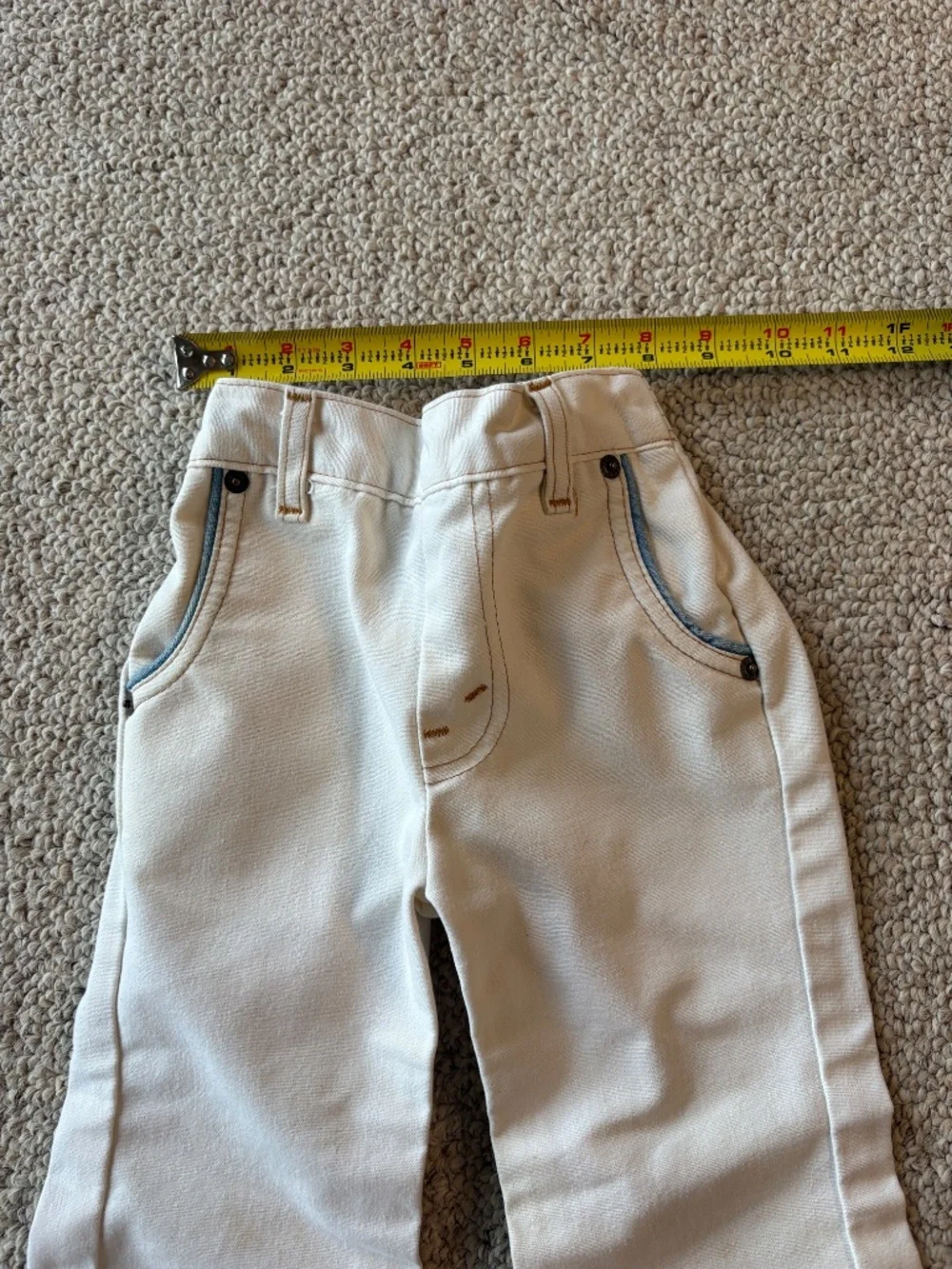 Vintage Levi's 3T Orange Tab Bell Bottom Set USA Western Vest Rare Bell Bottoms